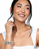 Paparazzi "Exact Elegance" White Bracelet Paparazzi Jewelry