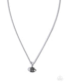 Paparazzi "Football Frenzy" Silver Mens Urban Necklace Unisex Paparazzi Jewelry
