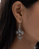 Paparazzi "Fancy Fleur-De-Lis" Silver Earrings Paparazzi Jewelry