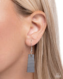 Paparazzi "Pleasing Plaid" Brown Necklace & Earring Set Paparazzi Jewelry