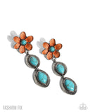 Paparazzi "Lighthearted Landslide" Blue Post Earrings Paparazzi Jewelry