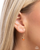 Paparazzi "Pumpkin Panache" Orange Necklace & Earring Set Paparazzi Jewelry