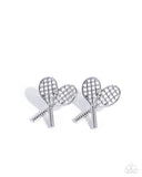 Paparazzi "Tennis Team" Silver Post Earrings Paparazzi Jewelry