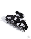 Paparazzi "Paparazzi "Ghostly Greeting" Black Hair Clip Paparazzi Jewelry