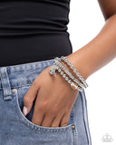 Paparazzi "Football Flavor" Brown Bracelet Paparazzi Jewelry