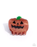 Paparazzi "Jubilant Jack-O-Lantern" Orange Hair Clip Paparazzi Jewelry