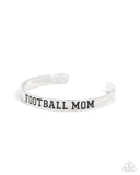 Paparazzi "Football Mom" Silver Bracelet Paparazzi Jewelry