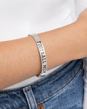 Paparazzi "Football Mom" Silver Bracelet Paparazzi Jewelry