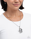 Paparazzi "Halloween Homecoming" Black Necklace & Earring Set Paparazzi Jewelry