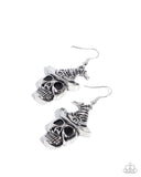 Paparazzi "Seize the Spookiness" Black Earrings Paparazzi Jewelry