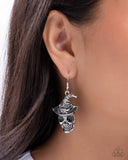 Paparazzi "Seize the Spookiness" Black Earrings Paparazzi Jewelry