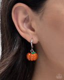 Paparazzi "Pumpkin Pageantry" Orange Post Earrings Paparazzi Jewelry