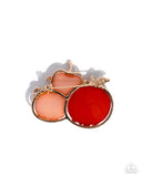Paparazzi "Pumpkin Pattern" Orange Brooch Pin Paparazzi Jewelry