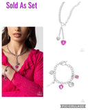 Paparrazzi "Momentary Bliss Momentary Balance Set" Necklace & Bracelet Jewelry Set Paparazzi Jewelry