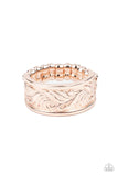 Paparazzi "Billowy Bands" Rose Gold Ring Paparazzi Jewelry
