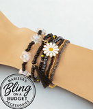 "Take A Moment To Stop And..." Black Bracelet Paparazzi Jewelry