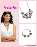 Paparazzi "Floral Fate & Fluke" Multi Necklace & Bracelet Jewelry Set Paparazzi Jewelry
