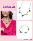 Paparazzi "Friendly Fringe & Finale" Multi Necklace & Bracelet Jewelry Set Paparazzi Jewelry