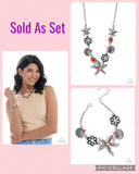 Paparazzi "Starfish Song & Sing" Orange Necklace & Bracelet Jewelry Set Paparazzi Jewelry