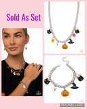 Paparazzi "Haunting Haute & Night" Multi Necklace & Bracelet Jewelry Set Paparazzi Jewelry