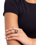 Paparazzi "A STAMPED Out Performance" Brown Ring Paparazzi Jewelry