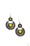 Paparazzi "A Wild Bunch" Yellow Earrings Paparazzi Jewelry