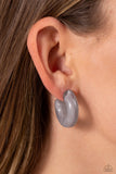 Paparazzi "Acrylic Acclaim" Silver Post Earrings Paparazzi Jewelry