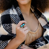 Paparazzi "Adobe Garden" Brass Ring Paparazzi Jewelry