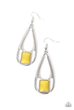 Paparazzi "Adventure Story" Yellow Earrings Paparazzi Jewelry