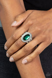 Paparazzi "Always OVAL-achieving" Green Ring Paparazzi Jewelry