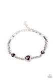 Paparazzi "Amor Actually" Purple Bracelet Paparazzi Jewelry