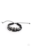 Paparazzi "Amplified Aloha" Silver Mens Urban Bracelet Unisex Paparazzi Jewelry