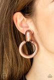 Paparazzi "Ancient Artisan" Copper Clip On Earrings Paparazzi Jewelry