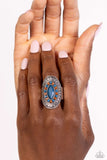 Paparazzi "Artisan Expression" Blue Ring Paparazzi Jewelry