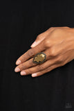 Paparazzi "Avant-GRANDEUR" Brass Ring Paparazzi Jewelry