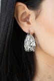 Paparazzi "Badlands And Bellbottoms" Silver Post Earrings Paparazzi Jewelry