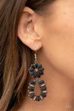 Paparazzi "Badlands Eden" Black Earrings Paparazzi Jewelry