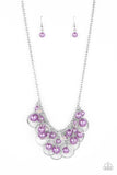Paparazzi "Ballroom Bliss" Purple Necklace & Earring Set Paparazzi Jewelry