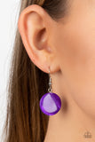 Paparazzi "Beach Hub" Purple Necklace & Earring Set Paparazzi Jewelry