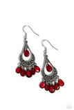 Paparazzi "Beachside Ballroom" Red Earrings Paparazzi Jewelry
