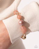 Paparazzi "Beaded Backing" Brown Bracelet Paparazzi Jewelry