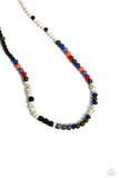 Paparazzi "Beaded Bravery" Multi Urban Necklace Unisex Paparazzi Jewelry