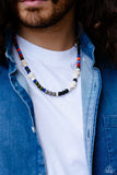 Paparazzi "Beaded Bravery" Multi Urban Necklace Unisex Paparazzi Jewelry