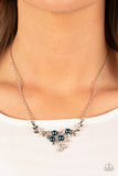 Paparazzi "Because I'm The Bride" Blue Necklace & Earring Set Paparazzi Jewelry