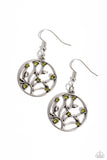 Paparazzi "Bedazzlingly Branching" Green Earrings Paparazzi Jewelry