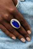 Paparazzi "Believe In Bling" Blue Ring Paparazzi Jewelry