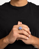 Paparazzi "Better Behavior" Blue Men's Ring Paparazzi Jewelry