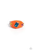 Paparazzi "Blinding Behavior" Orange Ring Paparazzi Jewelry