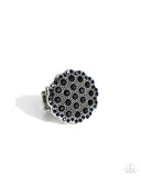 Paparazzi "Blingy Bouquet" Blue Ring Paparazzi Jewelry