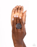 Paparazzi "Blingy Bouquet" Blue Ring Paparazzi Jewelry